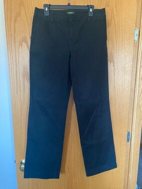Eddie Bauer Black Wide-Leg Trousers